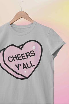 Conversation Heart Shirts❤️🧡💙💛  Phrase + Color Options! For Your Nashville Bachelorette Party