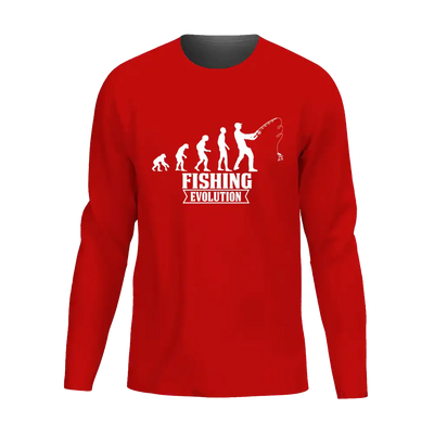Fishing Evolution Men Long Sleeve Shirt